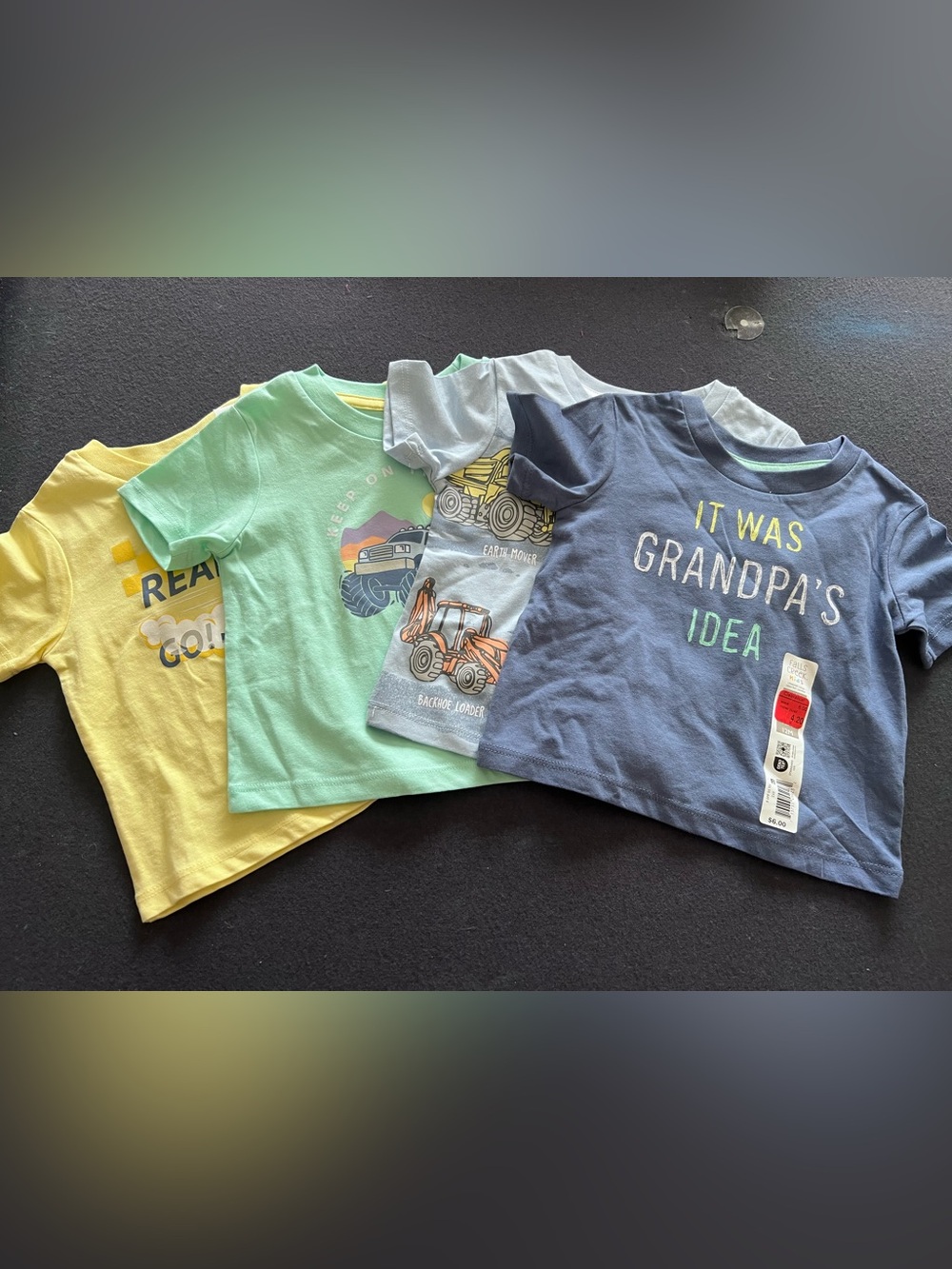 4 NEW with tags 12 month Kids Short Sleeve Tee shirts #D-8